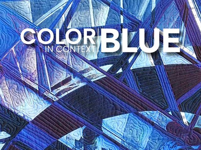 Color in Context: Blue exhibition key art